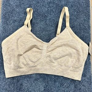 Kindred Bravely Hand free Pumping Lounge & Sleep bra - Oatmeal - L Regular